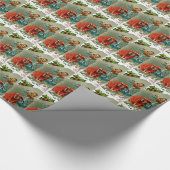 Snowball Fight Cadeaupapier (Hoek)