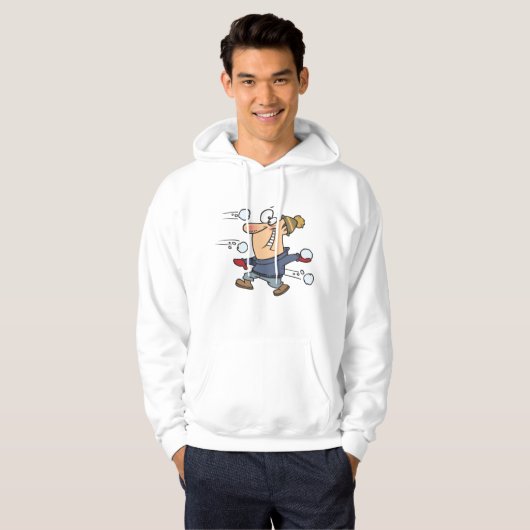 Snowball Fight Hoodie (Voorkant volledig)