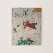 Snowball Fight Legpuzzel (Verticaal)