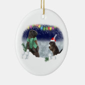 Snowball Fight Ornament (Rechts)