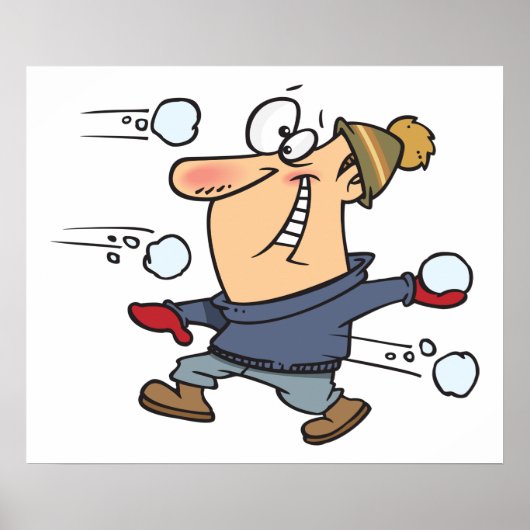 Snowball Fight Poster (Voorkant)