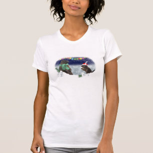 Snowball Fight T-shirt (alleen voor witte T-Hemden