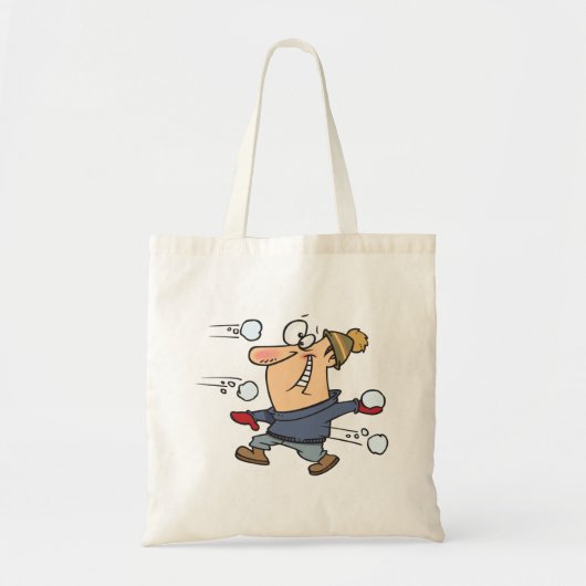 Snowball Fight Tote Bag (Voorkant)