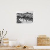 Snowball Fight - US Geological Survey Field Party Poster (Keuken)