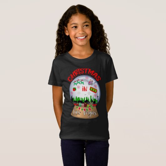 Snowball Kerstmis in Las Vegas Group Matching T- T-shirt (Voorkant volledig)