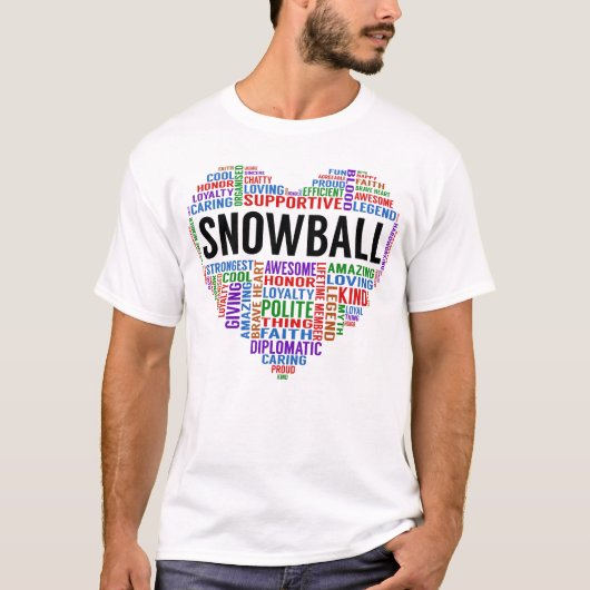 SNOWBALL Legend Heart T-shirt (Voorkant)