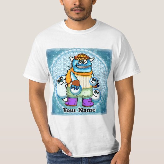 Snowball Monster T-shirt (Voorkant)