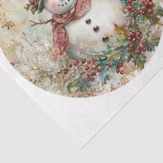 Snowball Onderzetter Rounds Tissuepapier (Detail)