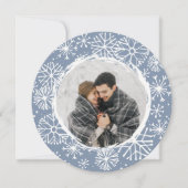 Snowball Round Holiday-fotokaart | Sky Feestdagenkaart (Voorkant)