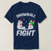 Snowball Snowball Winter Sneeuwsnrog T-shirt (Design voorkant)