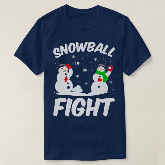 Snowball Snowball Winter Sneeuwsnrog T-shirt (Design voorkant)