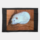 Snowball White Rat Kitchen Towel Theedoek (Horizontaal)