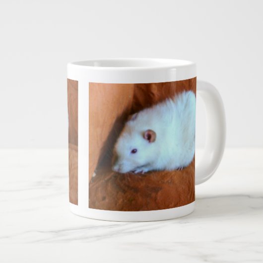 Snowball White Rat Mok (Voorkant rechts)