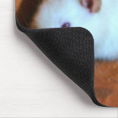Snowball White Rat Mousepad Muismat (Hoek)