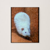 Snowball White Rat Puzzle Legpuzzel (Verticaal)