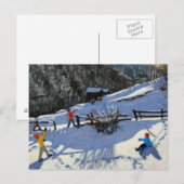 Snowballers Zermatt Briefkaart (Voorkant / Achterkant)