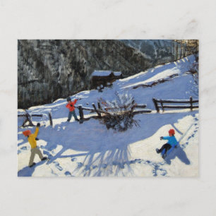 Snowballers Zermatt Briefkaart