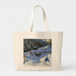 Snowballers Zermatt Grote Tote Bag
