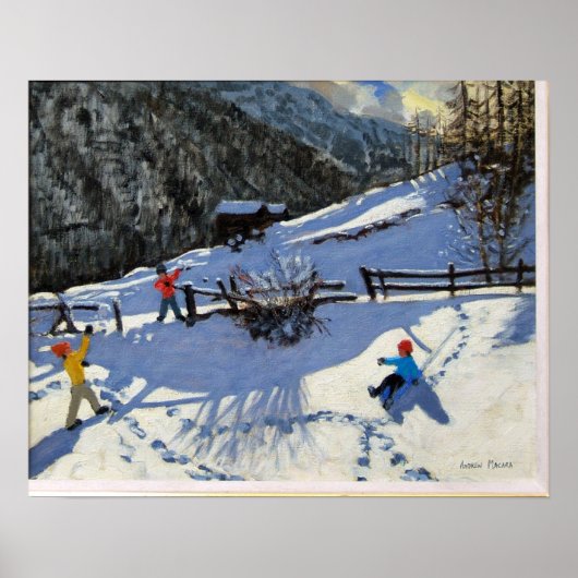Snowballers Zermatt Poster (Voorkant)
