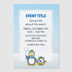 Snowballing pinguïns