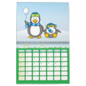 Snowballing pinguïns kalender (Mar 2026)