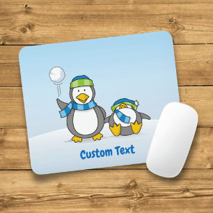 Snowballing pinguins muismat