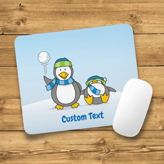 Snowballing pinguins muismat