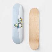 Snowballing pinguïns skateboard (Voorkant)