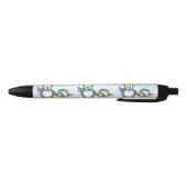 Snowballing pinguïns zwarte inkt pen (Bodem)