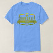 Snowbasin Ski Resort Utah T-shirt (Design voorkant)