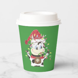 Snowbell de koe & de lancering van de lancering va papieren bekers