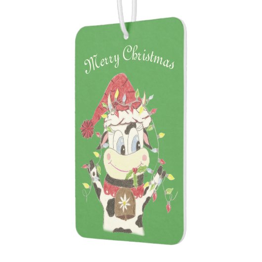 Snowbell de koe en de ruimteverfrisser van de Dame Luchtverfrisser (Links)