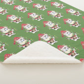 Snowbell en het kerstlicht Sherpa deken (3/4)