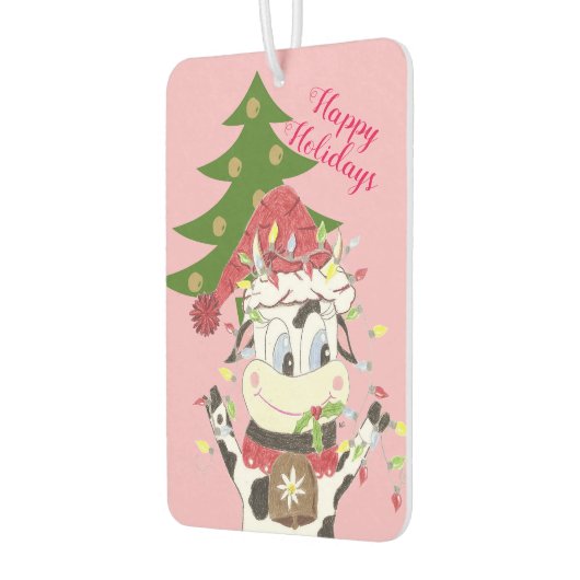 Snowbell versiert haar kerstboom luchtverfrisser (Links)