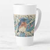 Snowberry Bluebird Candle Latte Mok (Rechterhoek)