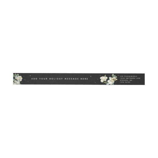 Snowberry + Eucalyptus Holiday Return Address (Individueel)