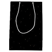 Snowberry+Eucalyptus Kerst/Vakantie Dank u Medium Cadeauzakje (Achterkant)