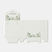 Snowberry + Eucalyptus Kerstfeestdag feestforel Bedankdoosjes (Uitgevouwen)