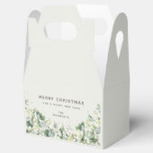 Snowberry + Eucalyptus Kerstfeestdag feestforel Bedankdoosjes (Geopend)