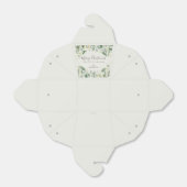 Snowberry + Eucalyptus Kerstfeestdag feestforel Bedankdoosjes (Uitgevouwen)