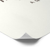 Snowberry+Eucalyptus Kerstfeestdag Poster (Hoek)