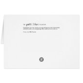 "Snowberry" Note Kaart - Gatti Liberi Collectie (Achterkant Horizontaal)