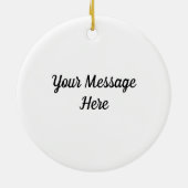 Snowberry's Chickadee Merry kersttwitteraar Keramisch Ornament (Achterkant)