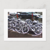 Snowbikes Briefkaart (Voorkant)