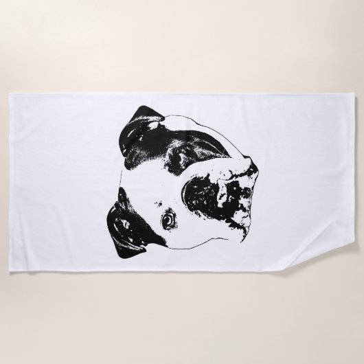 Snowbird Bulldog Line Handdoek (Voorkant)