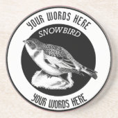 Snowbird Custom Sandstone Drink Onderzetter (Voorkant)