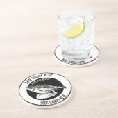 Snowbird Custom Sandstone Drink Onderzetter (Zijkant)