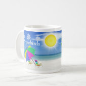 Snowbird Gifts, Beach Thmed Mokken (Voorkant links)