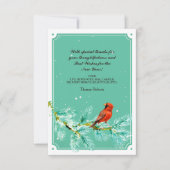 Snowbird Holiday Hartelijk dank Kaart (Voorkant)