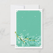 Snowbird Holiday Hartelijk dank Kaart (Achterkant)